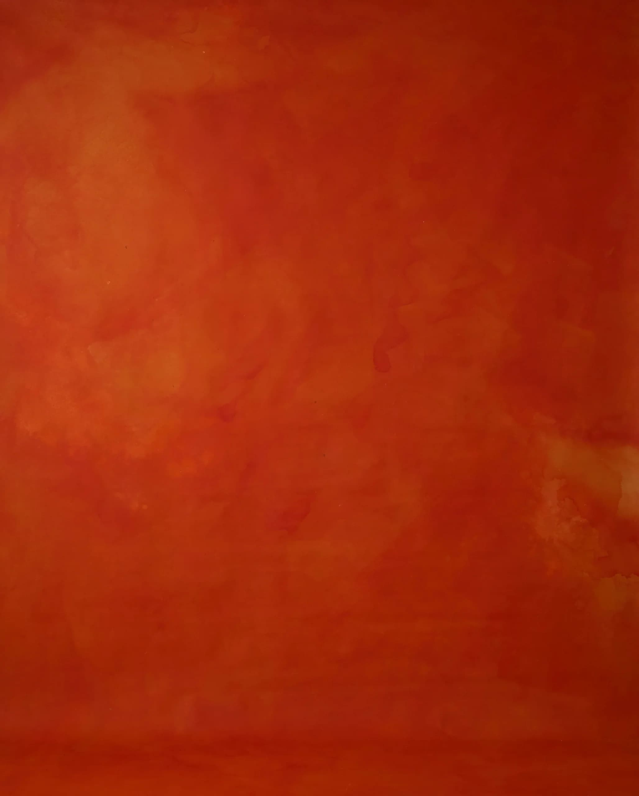 CB012R - Distressed Orange hand-painted canvas backdrop, view 2