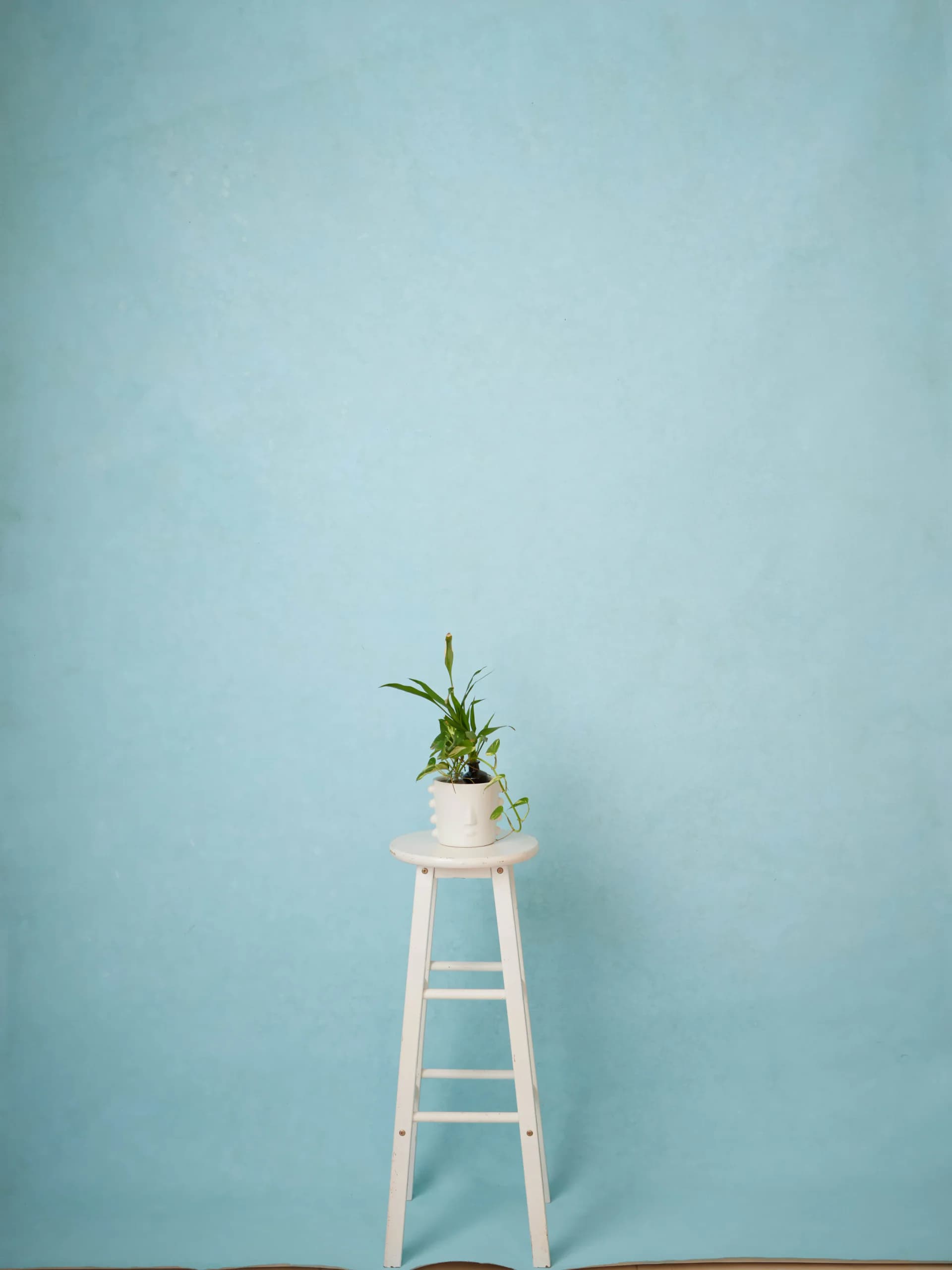 CB039R - Sky Wash hand-painted canvas backdrop, view 1