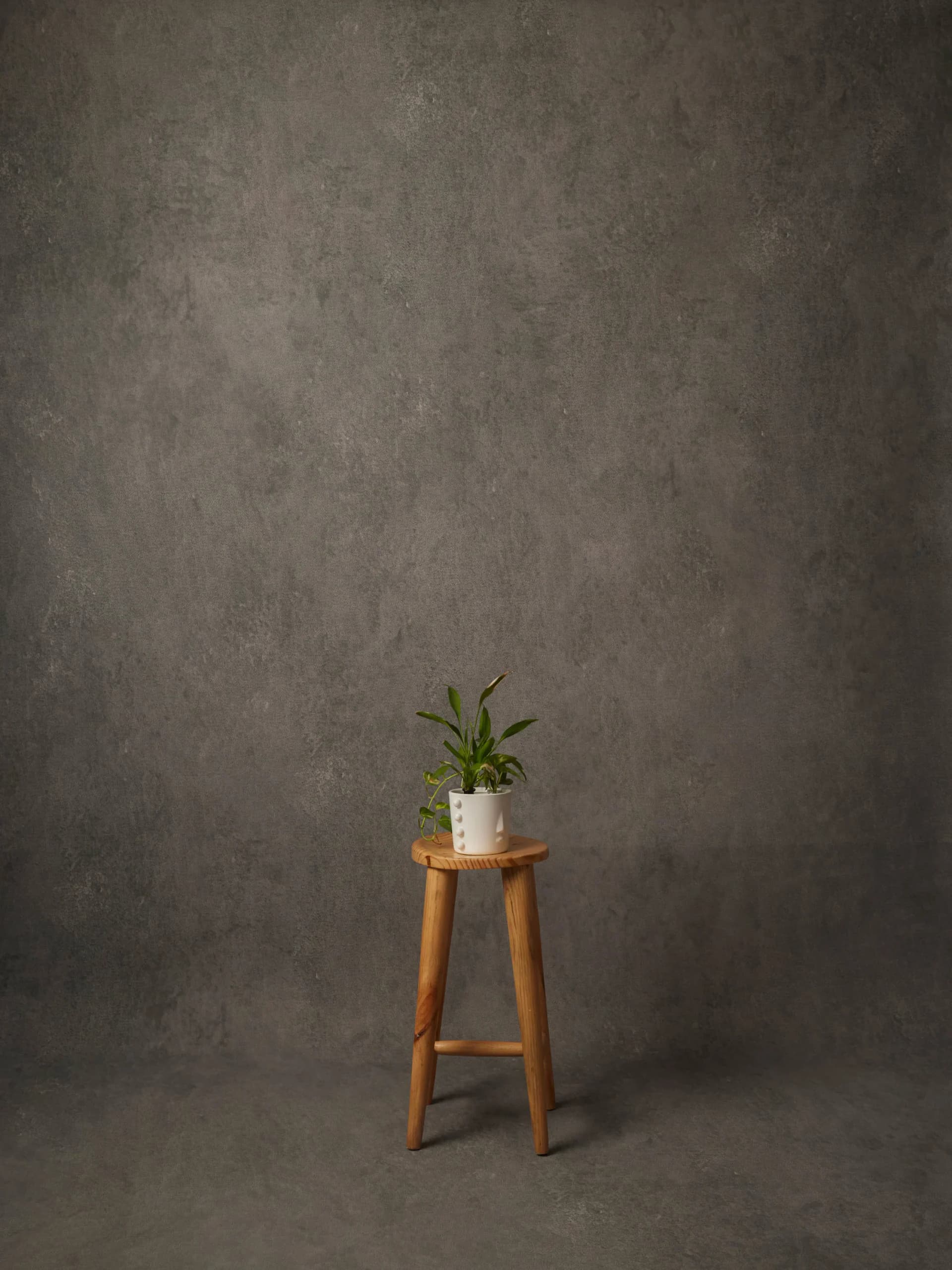 CB050RP - Quarry Smoke hand-painted canvas backdrop, view 1