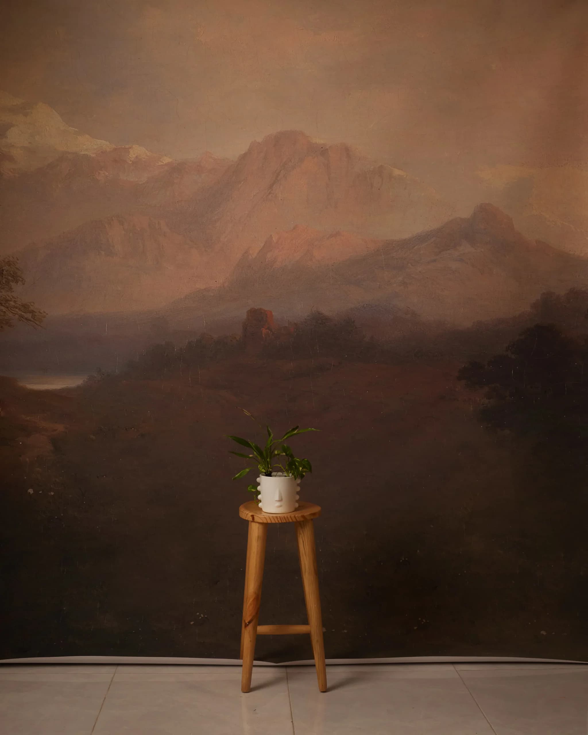 CB084RP - Highland Dusk printed canvas backdrop, view 1