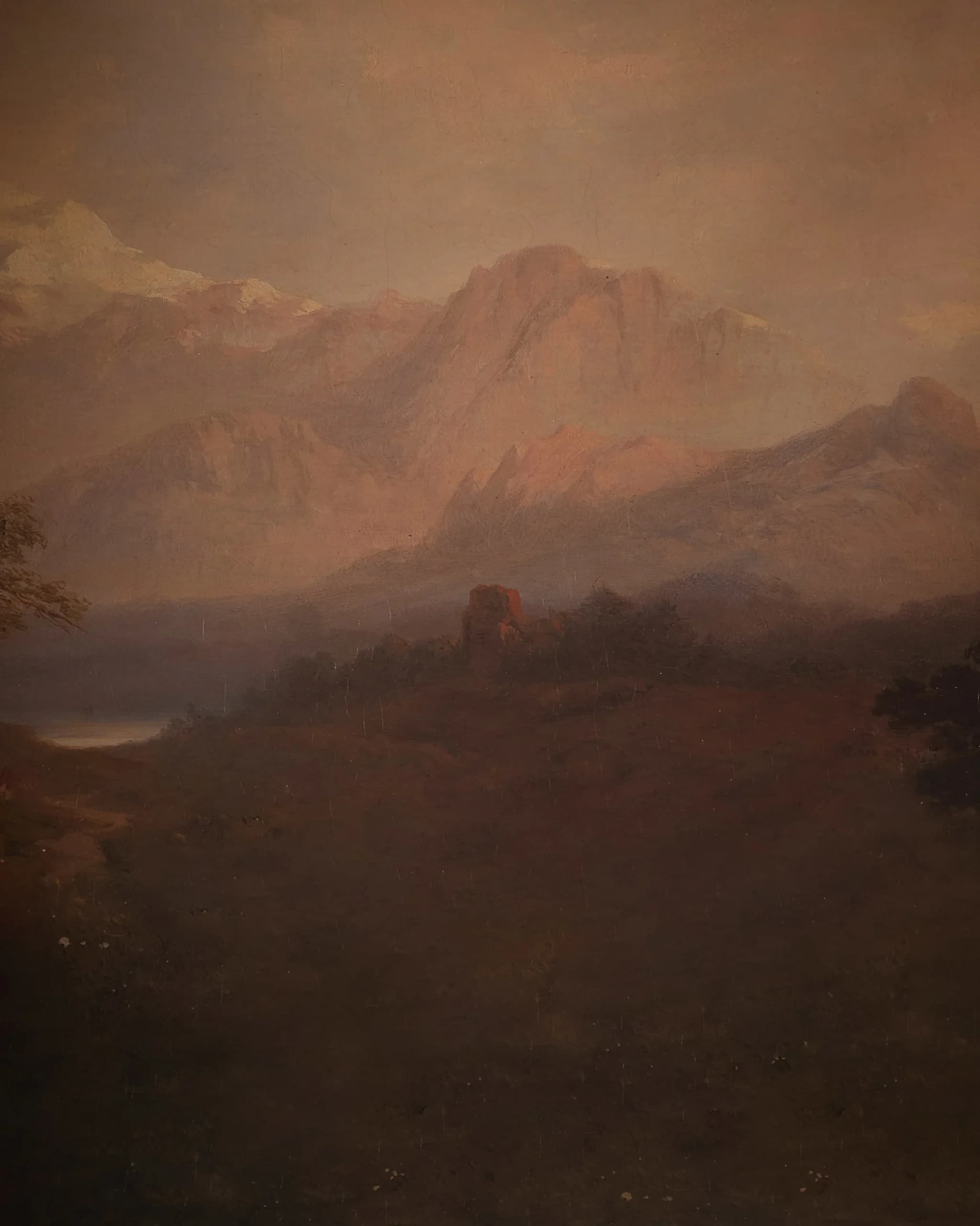 CB084RP - Highland Dusk printed canvas backdrop, view 2