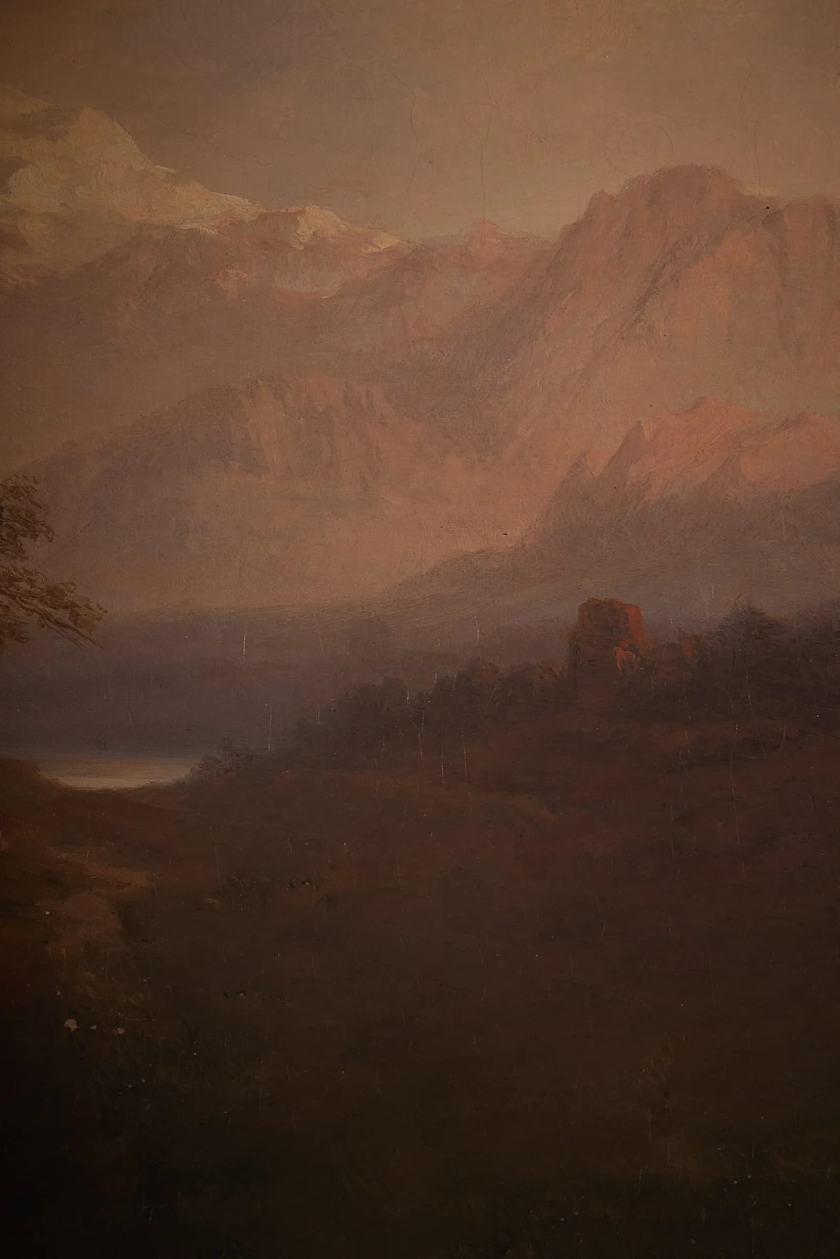 CB084RP - Highland Dusk printed canvas backdrop, view 3