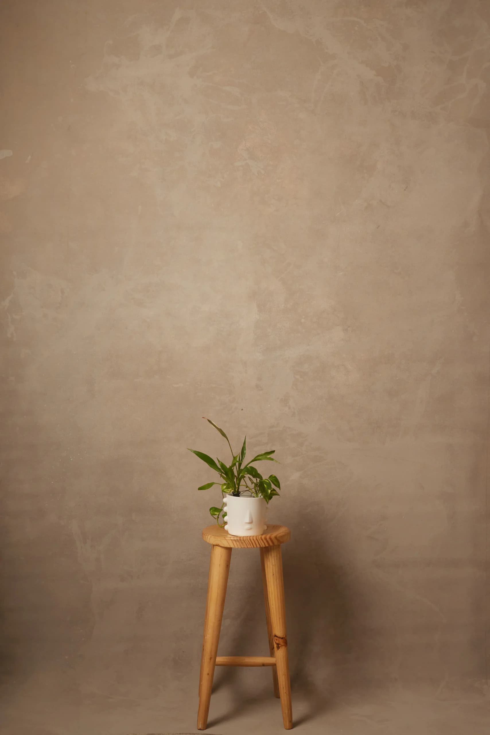 CB111R - Linen Mist hand-painted canvas backdrop, view 1
