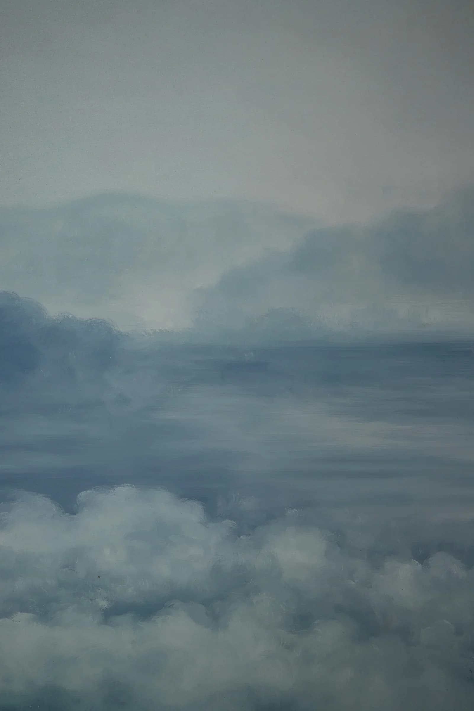 M001 - Misty Horizon hand-painted canvas backdrop, view 5