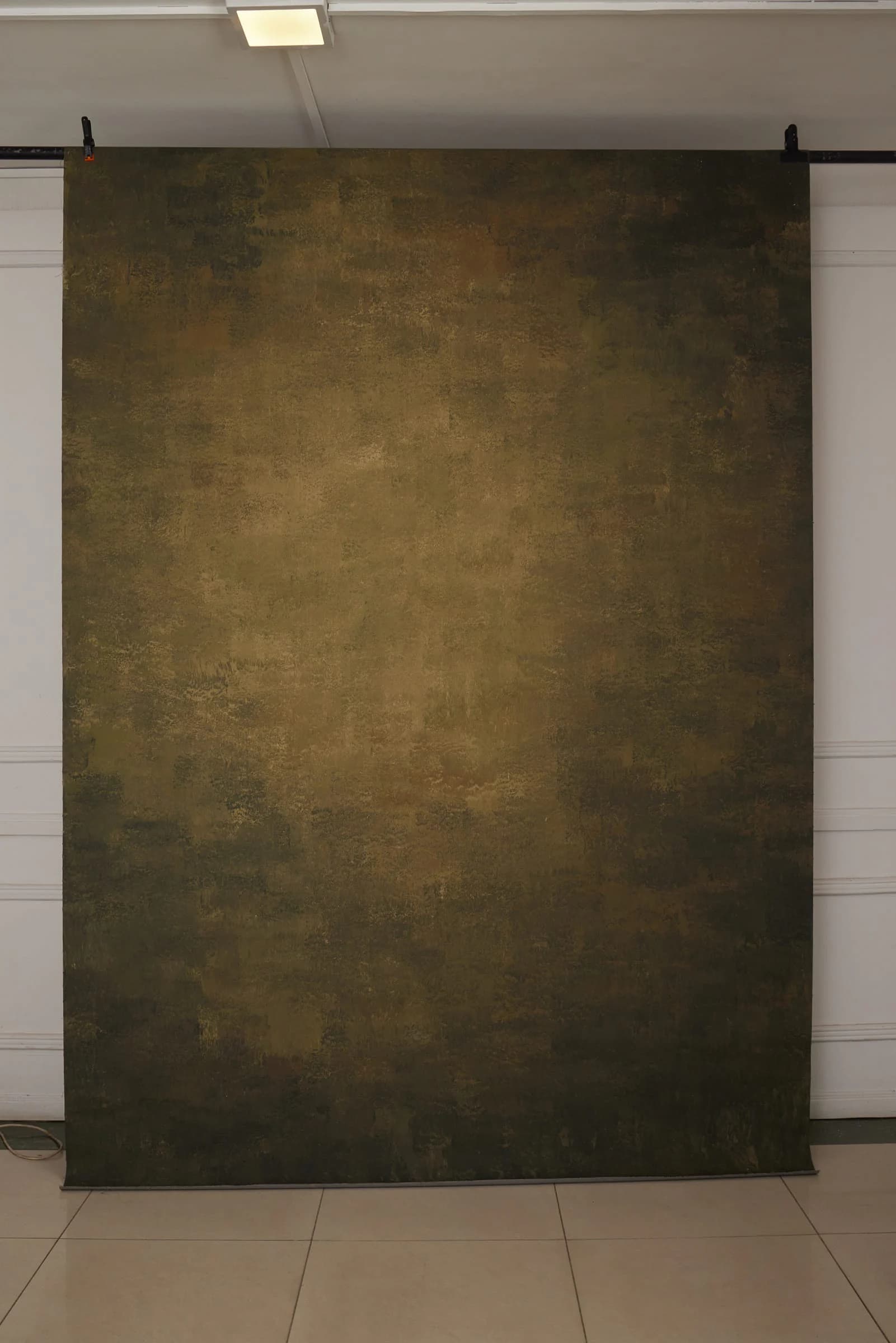 M003 - Foresty Tones hand-painted canvas backdrop, view 4