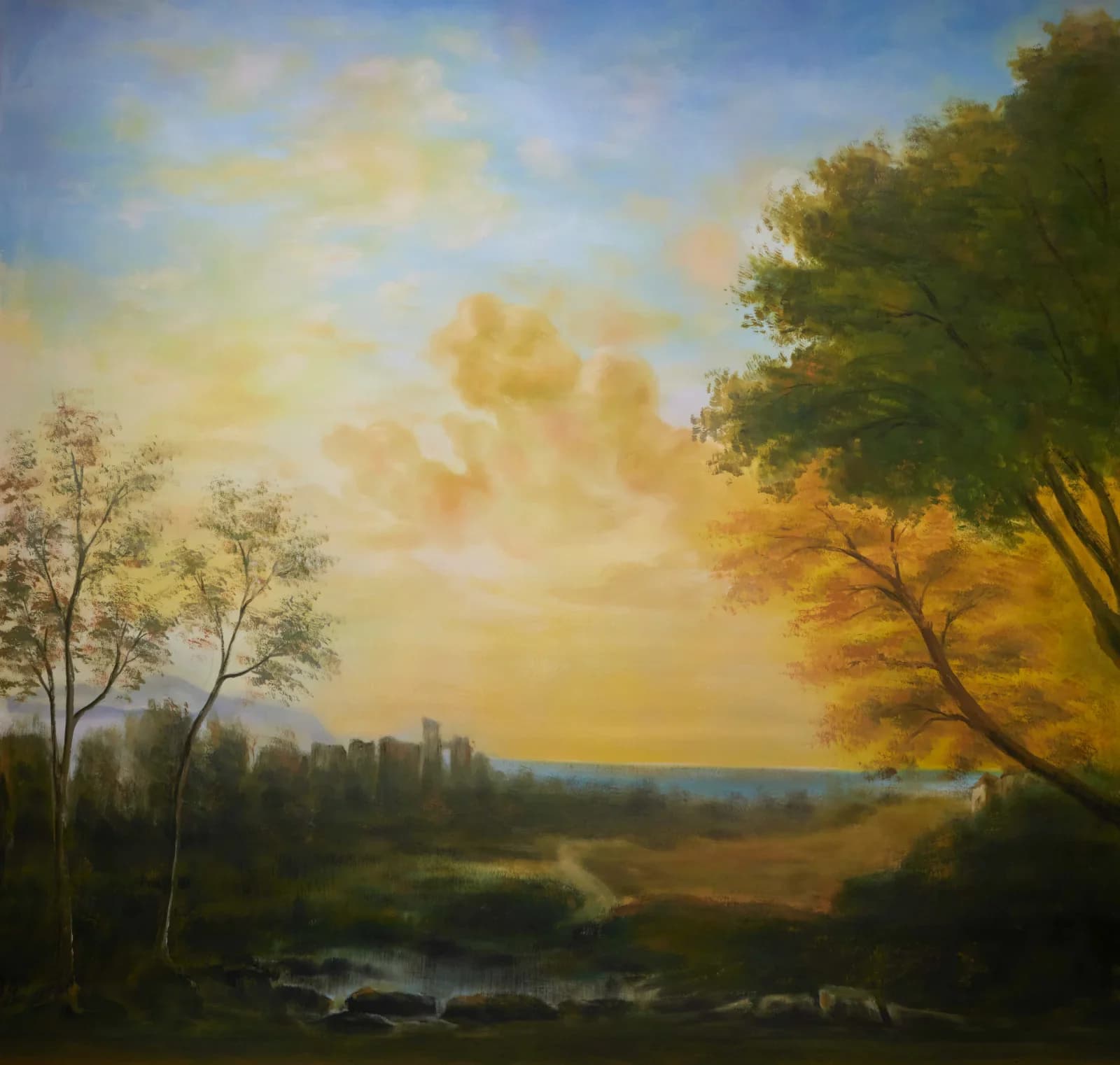 B011 - Golden Valley Digital Backdrop